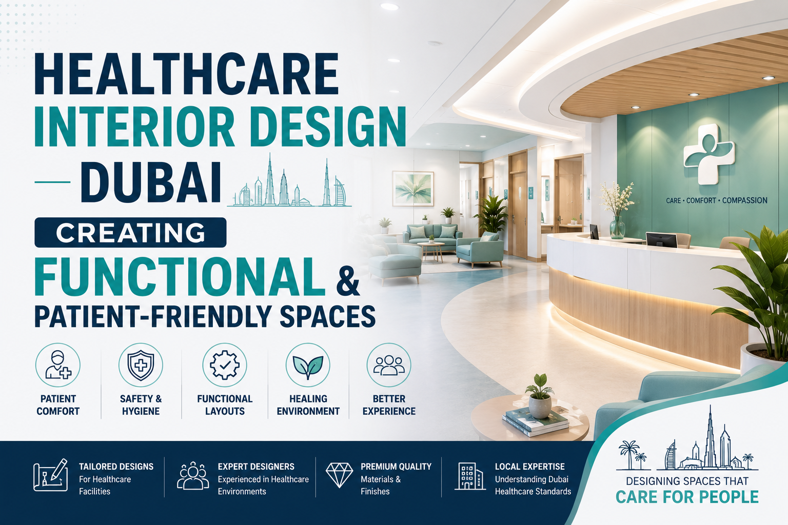 Healthcare Interior Design Dubai Creating Functional & Patient-Friendly Spaces