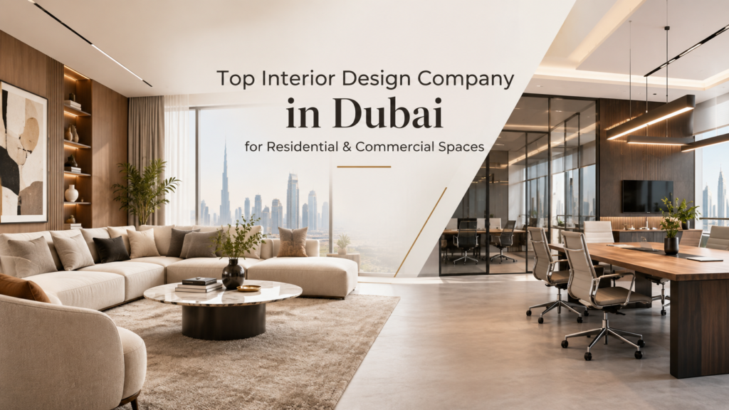 Top Interior Design Company in Dubai for Residential & Commercial Spaces